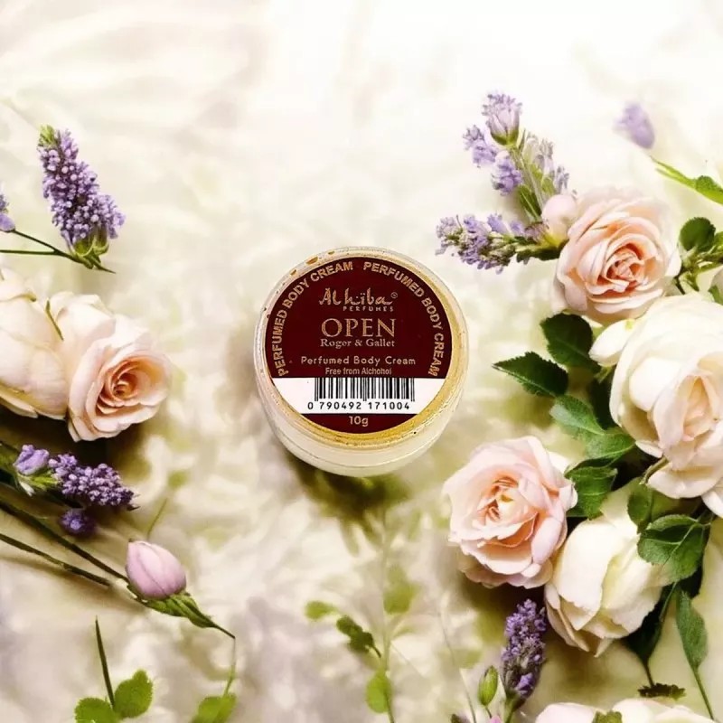 Al Hiba Open Roger & Gallet Perfumed Body Cream (10g, Pack of 4)