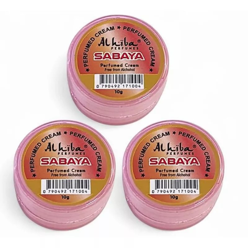 Al Hiba Sabaya Perfumed Body Cream (10g, Pack of 3)