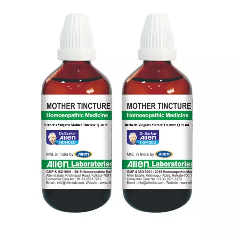 Allen Labs Berberis Vulgaris 1X (Q) (30ml, Pack of 2)