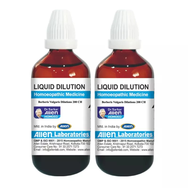 Allen Labs Berberis Vulgaris 200 CH (30ml, Pack of 2)