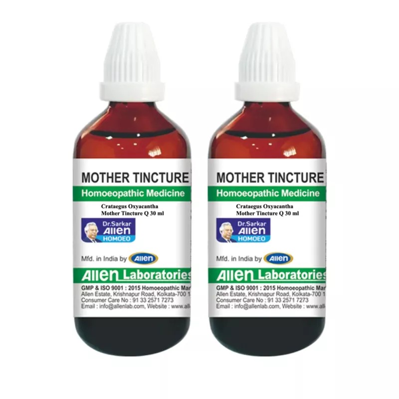 Allen Labs Crataegus Oxyacantha 1X (Q) (30ml, Pack of 2)
