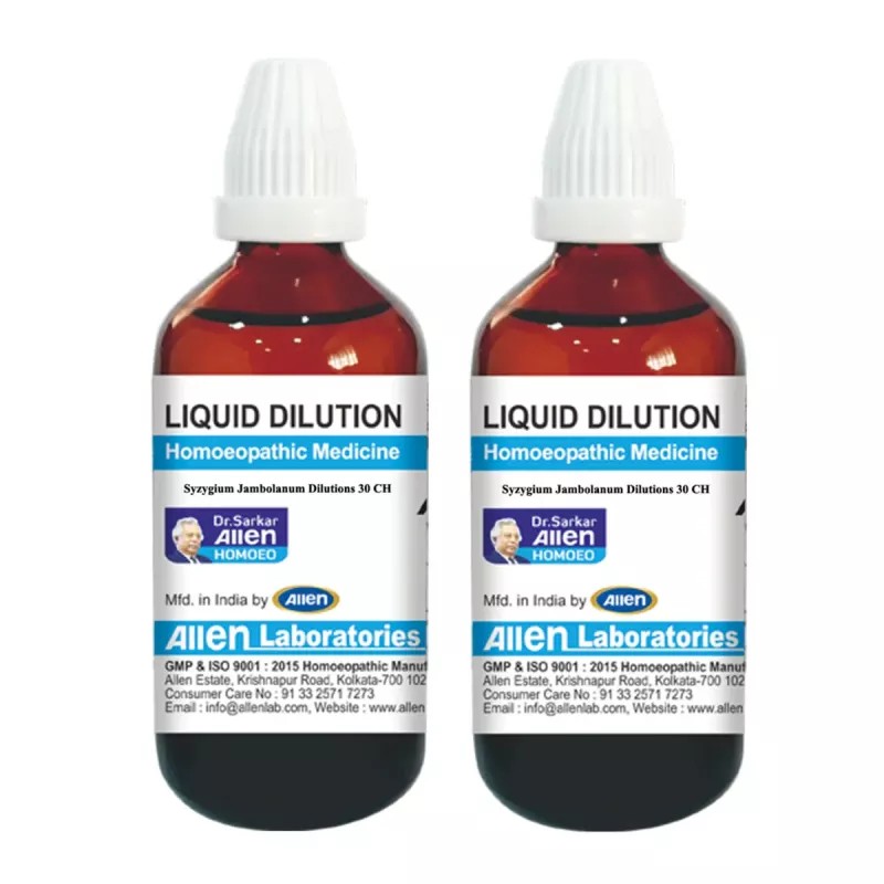 Allen Labs Syzygium Jambolanum 30 CH (30ml, Pack of 2)