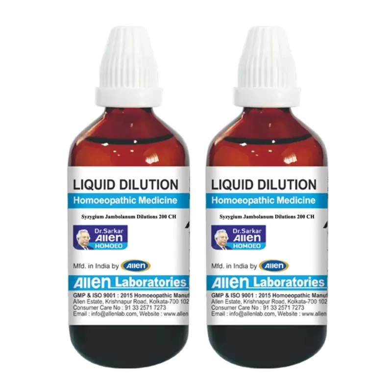 Allen Labs Syzygium Jambolanum 200 CH (30ml, Pack of 2)