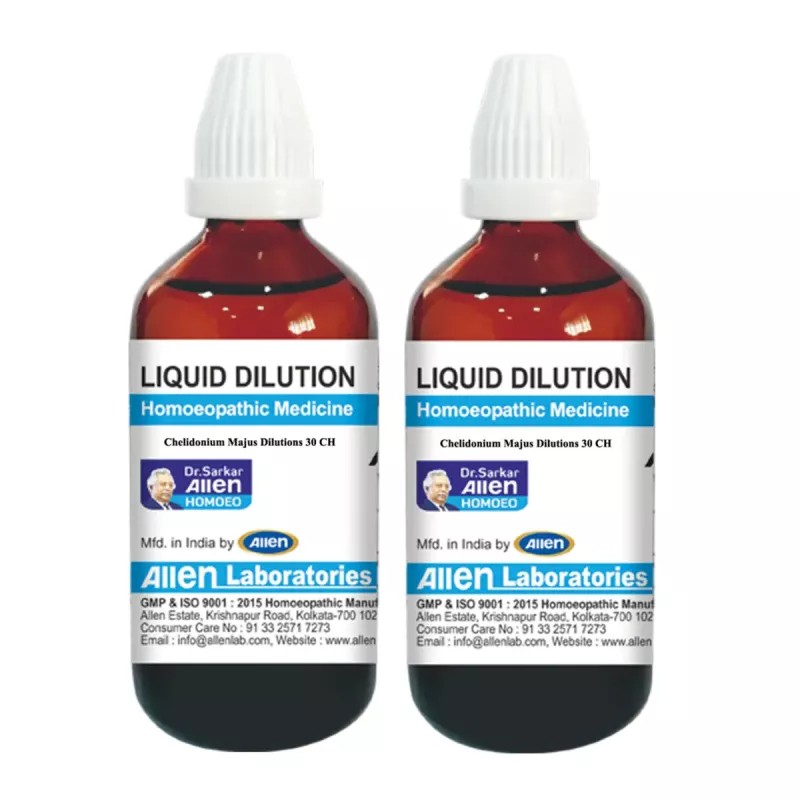 Allen Labs Chelidonium Majus 30 CH (30ml, Pack of 2)