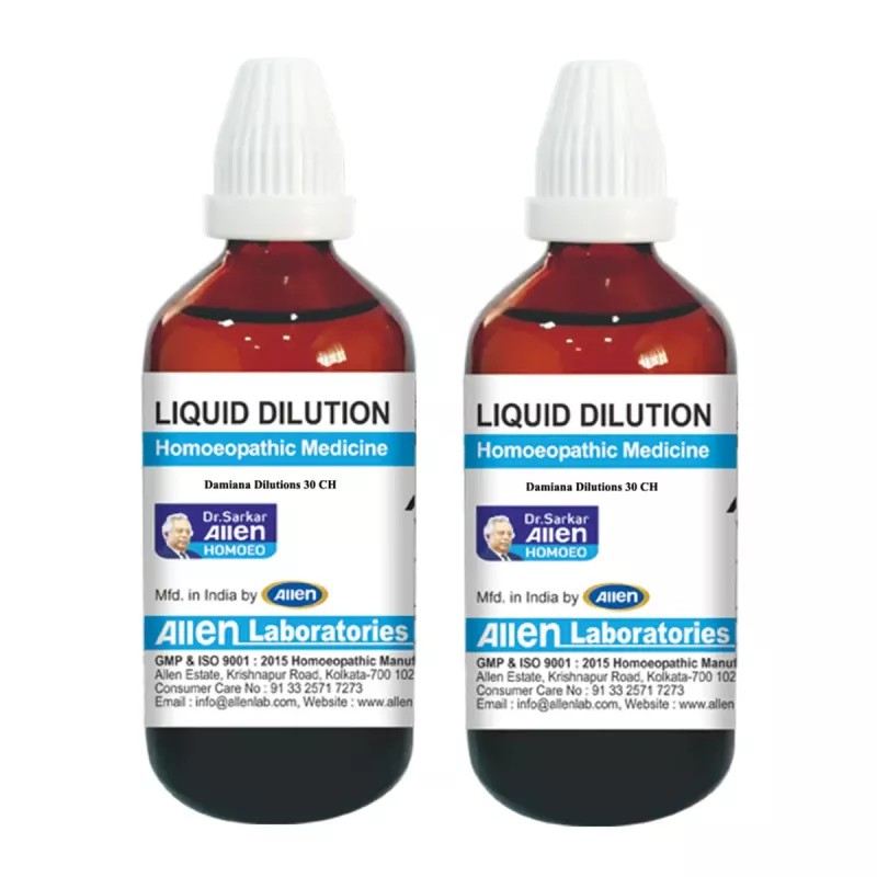 Allen Labs Damiana 30 CH (30ml, Pack of 2)