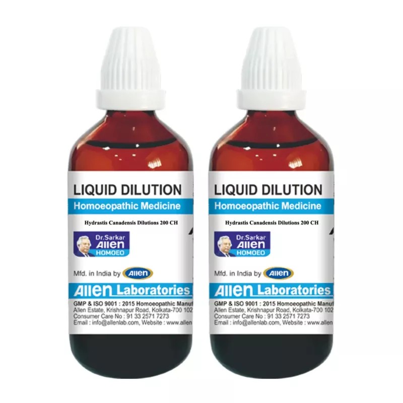 Allen Labs Hydrastis Canadensis 200 CH (30ml, Pack of 2)