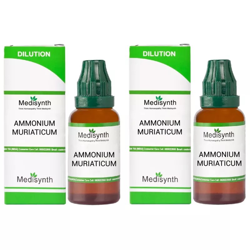Medisynth Ammonium Muriaticum 10M CH (30ml, Pack of 2)