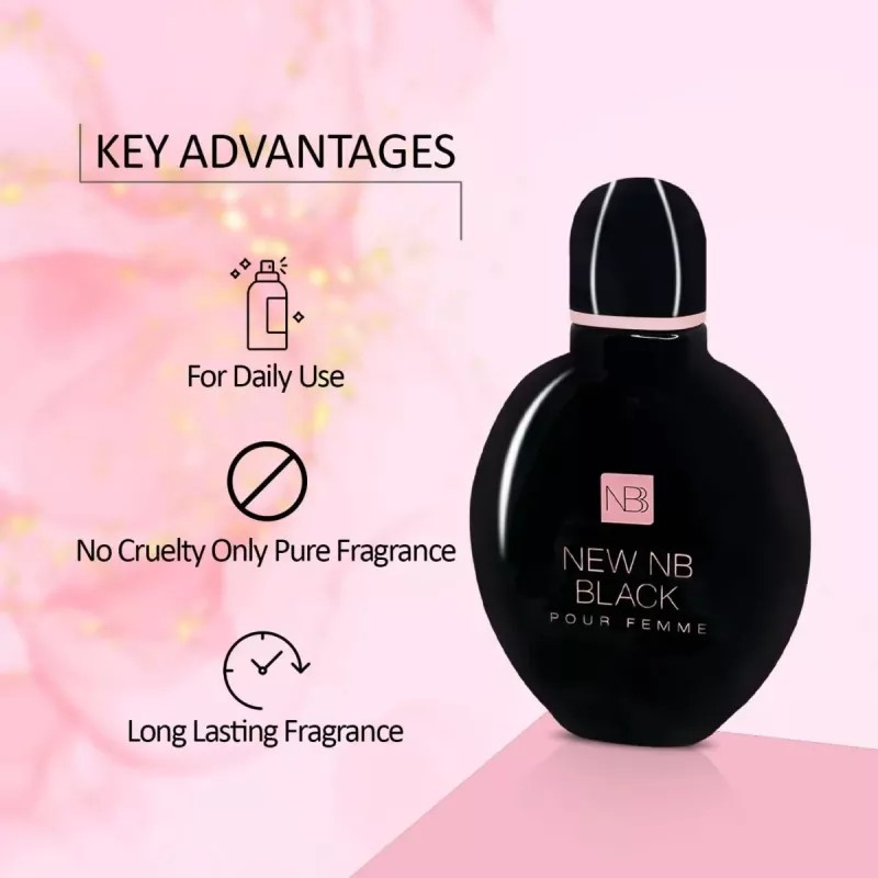 New NB Black Pour Femme Perfume For Women (125ml)
