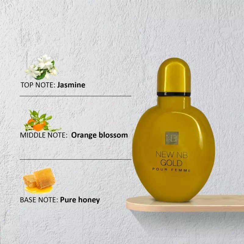New NB Gold Pour Femme Perfume For Women (125ml)