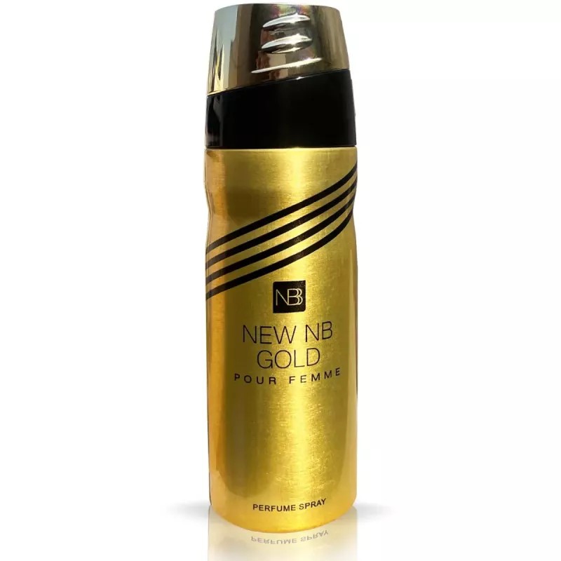 New NB Gold Pour Femme Deodorant For Women (200ml)