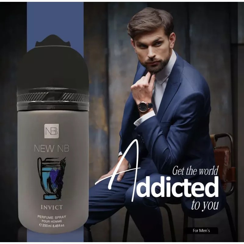 New NB Invict Deodorant For Men (250ml)