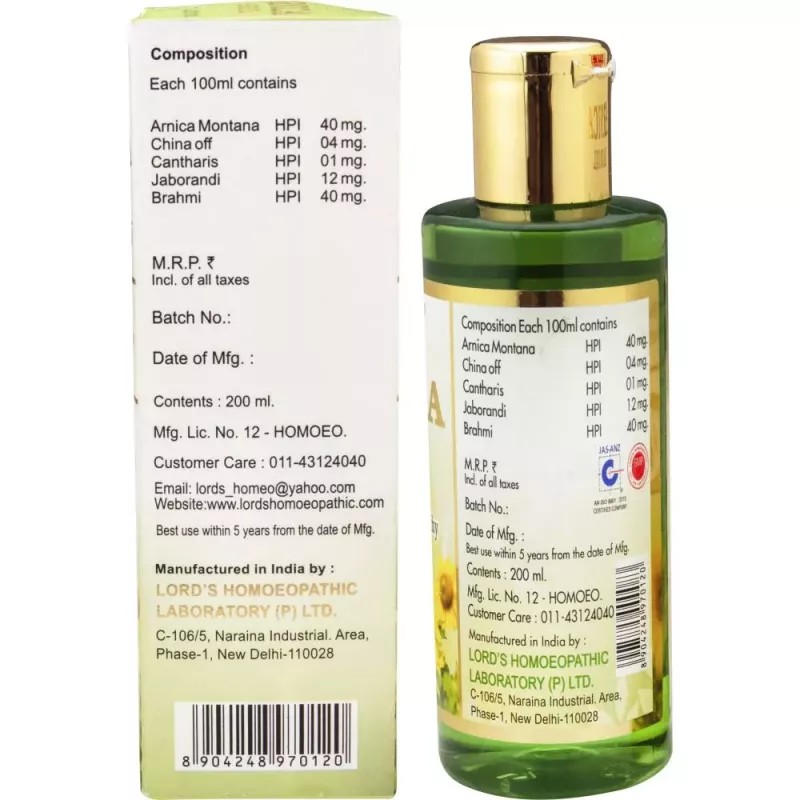 Lords Arnica Hair Oil (200ml)