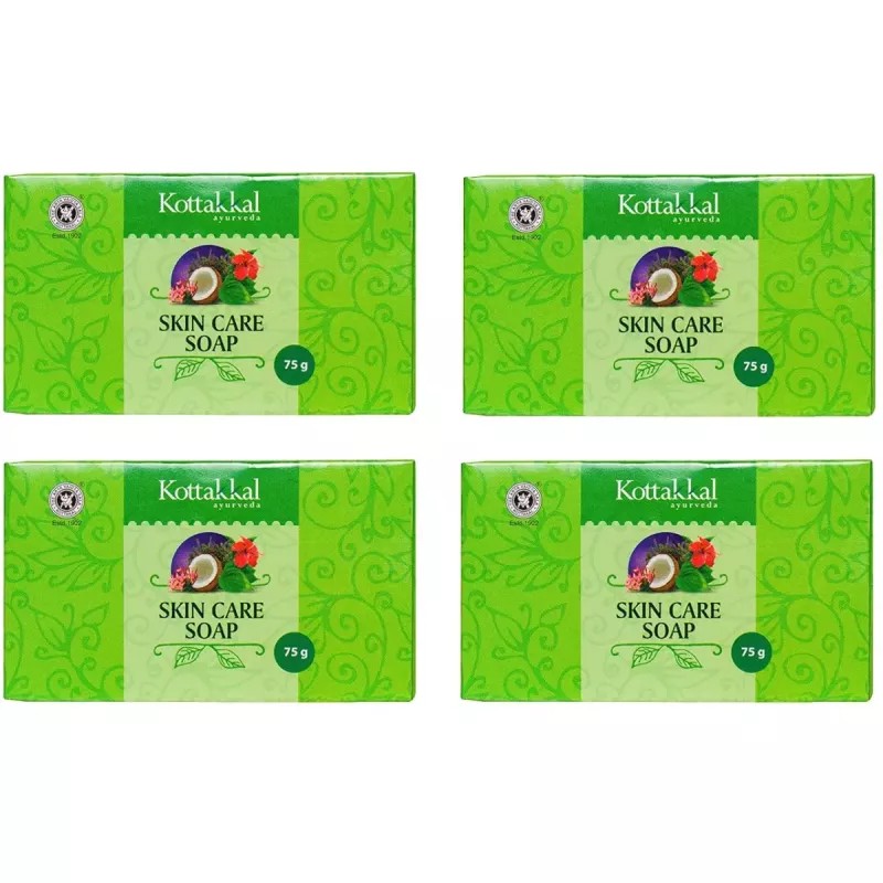 Kottakkal Skin Care Soap (75g, Pack of 4)