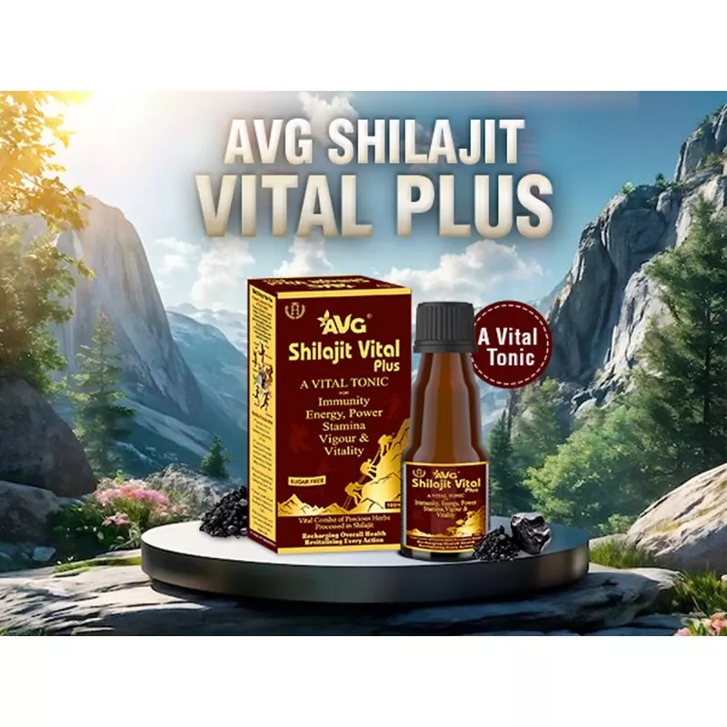 AVG Shilajit Vital Plus Tonic (100ml)