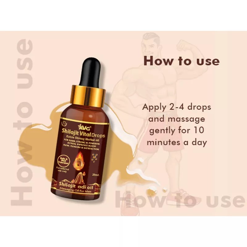 AVG Shilajit Vital Drops (20ml)