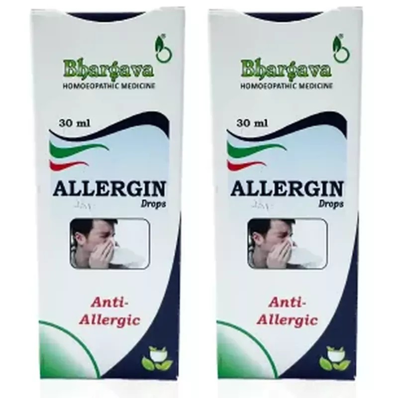 Bhargava Allergin Drops(Minims 38) (30ml, Pack of 2)