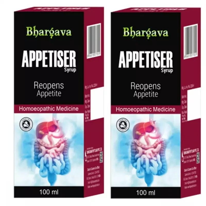 Bhargava Appetiser Syrup (100ml, Pack of 2)