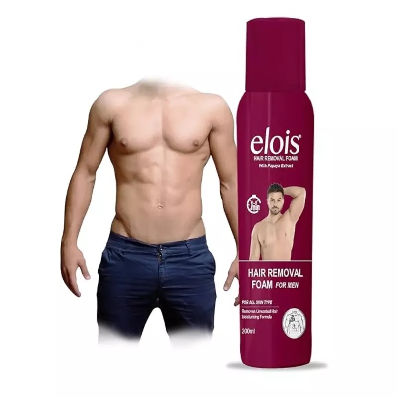 Elois Hair Removal Spray Foam With Papaya Extract For Men (200ml)