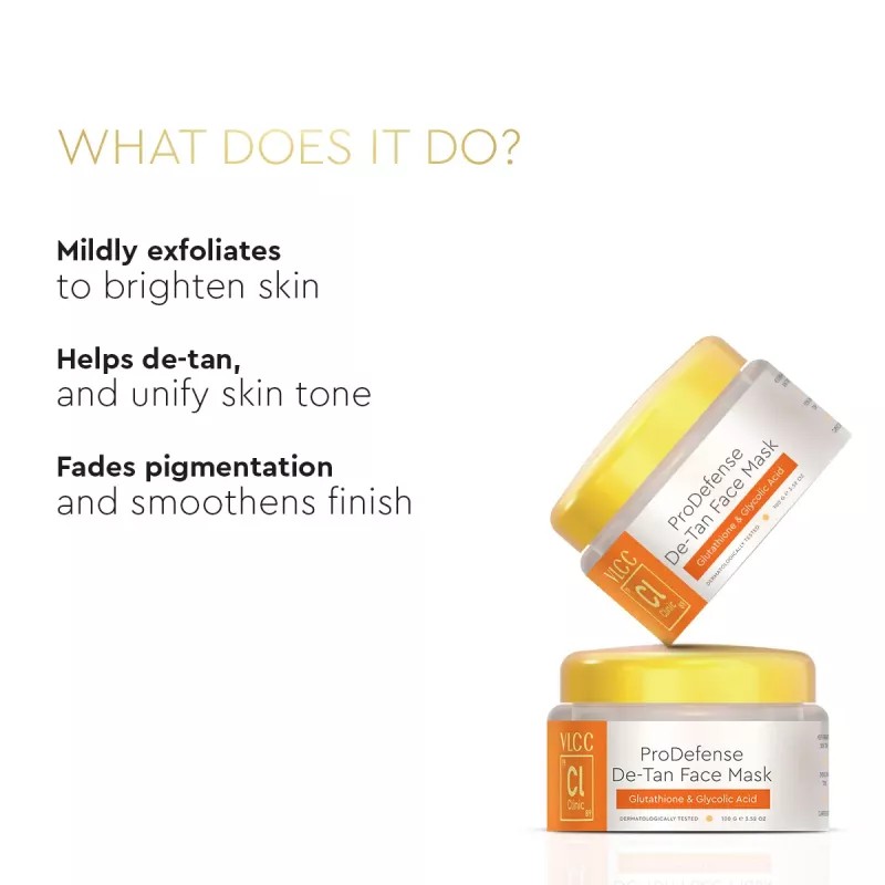 VLCC Clinic Prodefense De-Tan Face Mask (100g)