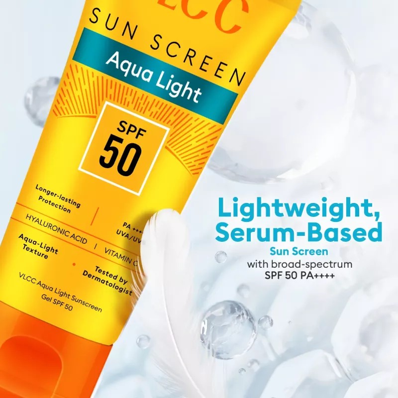 VLCC Aqua Light Sunscreen Gel SPF 50 PA++++ (100g)