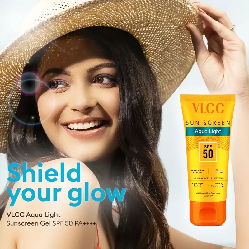 VLCC Aqua Light Sunscreen Gel SPF 50 PA++++ (100g)