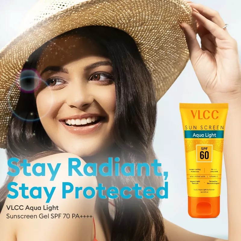 VLCC Aqua Light Sunscreen Gel SPF 60 PA++++ (100g)