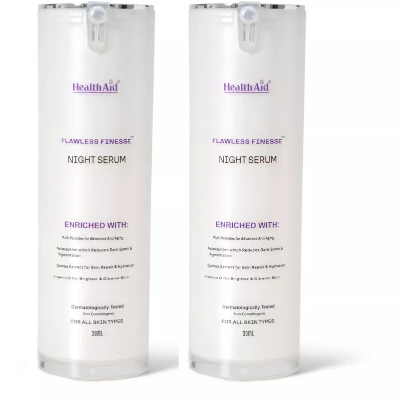 HealthAid Flawless Finesse Night Serum (30ml, Pack of 2)