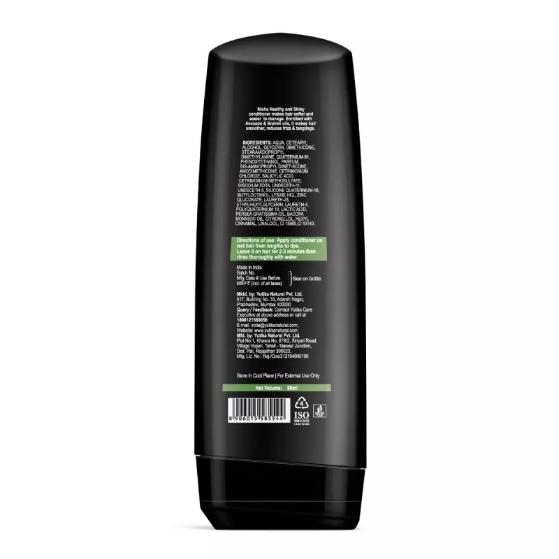 Nisha Avocado & Brahmi Oils Conditioner (Bottle) (80ml, Pack of 3)