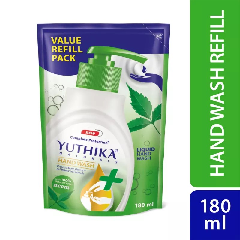 Yuthika Handwash Neem (180ml, Pack of 3)
