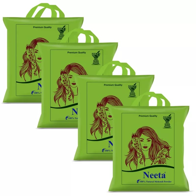Neeta Natural Mehendi Powder (250g, Pack of 4)