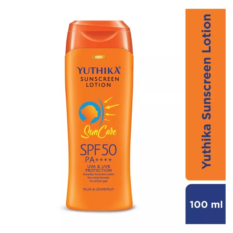 Yuthika Sunscreen Lotion Spf 50 Pa++++ (100ml)