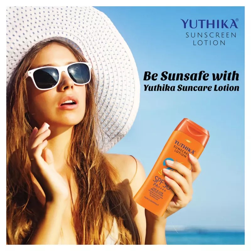 Yuthika Sunscreen Lotion Spf 50 Pa++++ (300ml)