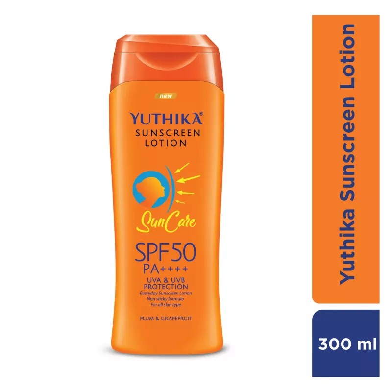 Yuthika Sunscreen Lotion Spf 50 Pa++++ (300ml)