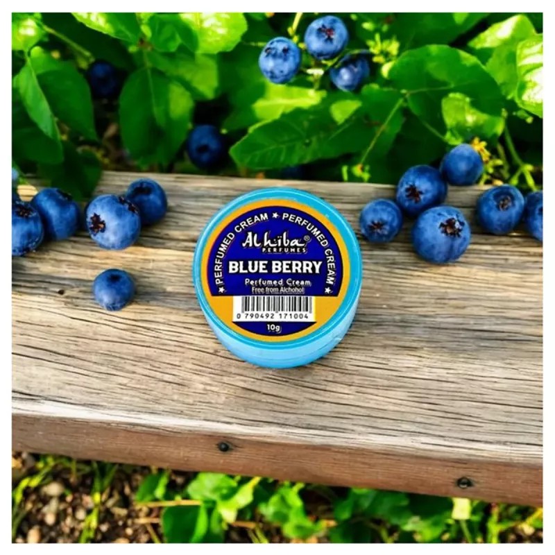 Al Hiba Blue Berry Perfumed Body Cream (10g, Pack of 2)
