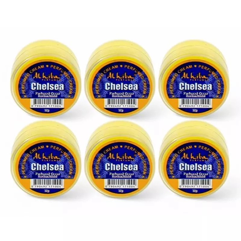 Al Hiba Chelsea Perfumed Body Cream (10g, Pack of 6)