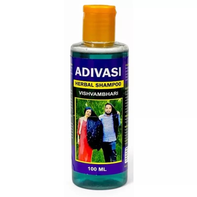 Adivasi Herbal Hair Oil & Herbal Shampoo (Each 100ml) (1Pack)