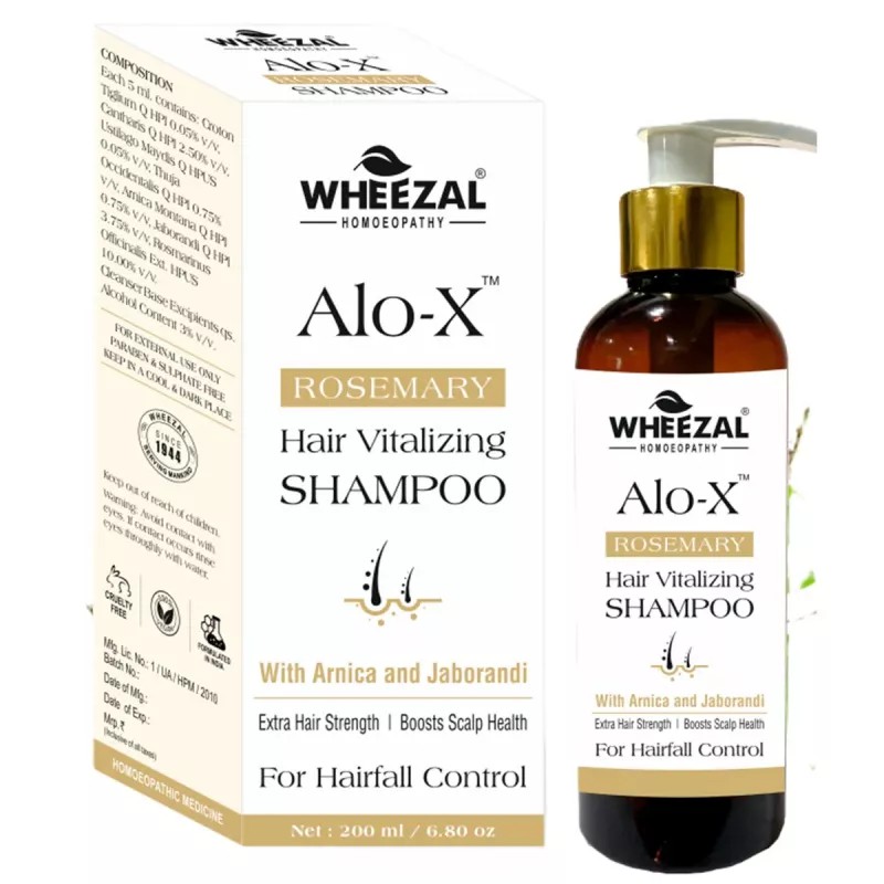 Wheezal Alo-X Hair Vitalizing Shampoo (200ml)