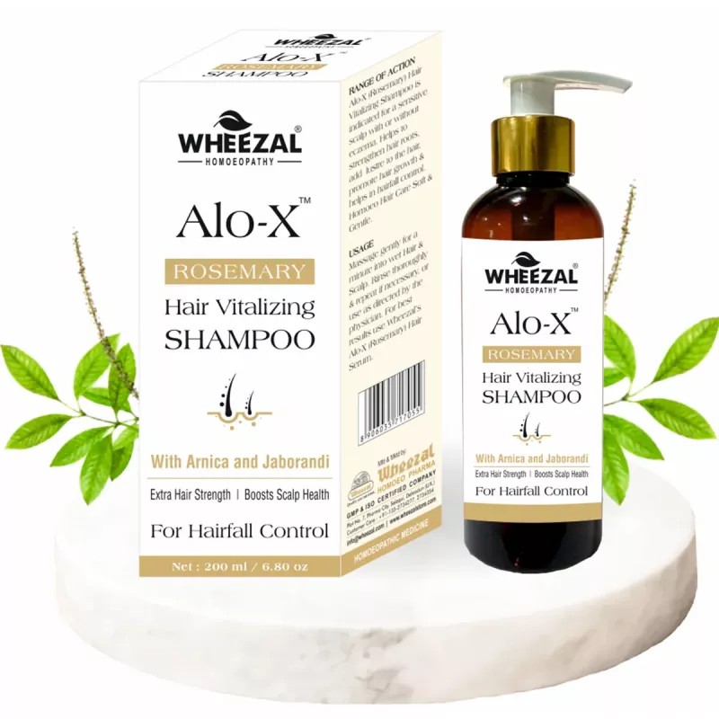 Wheezal Alo-X Hair Vitalizing Shampoo (200ml)