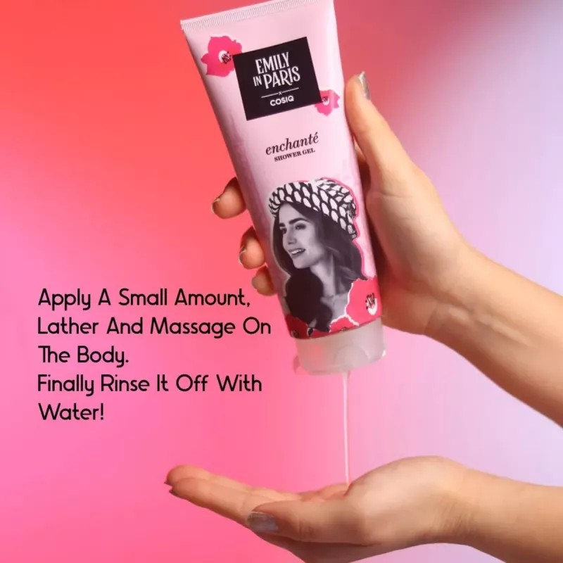 COSIQ Emily In Paris Enchante Shower Gel (200ml)