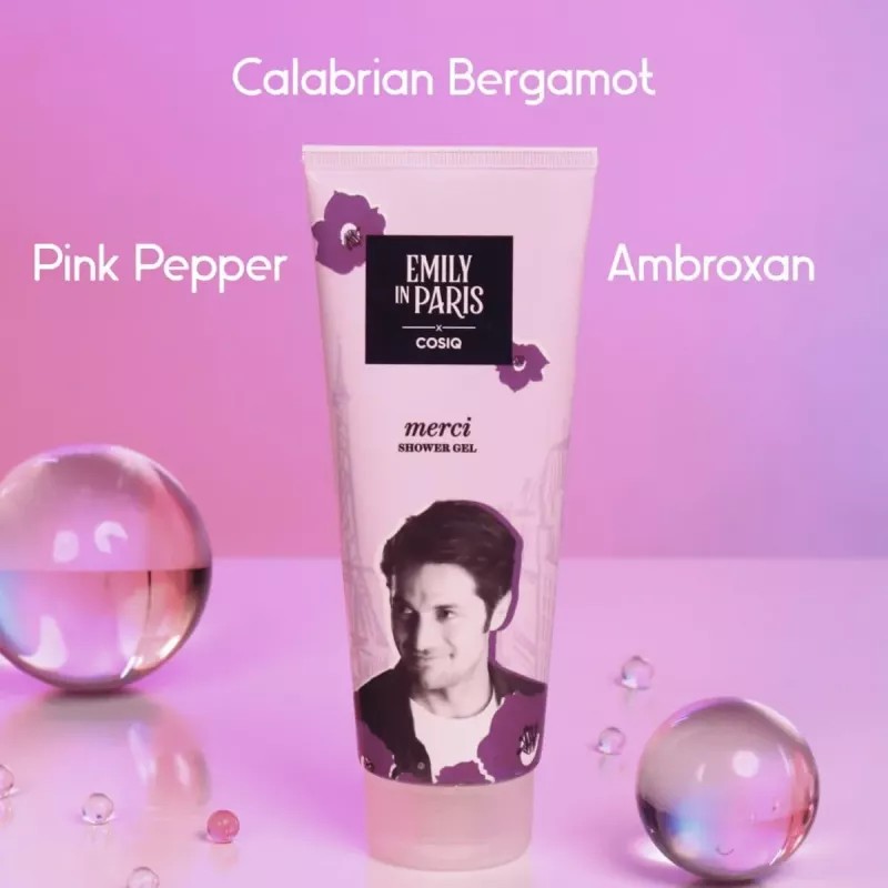 COSIQ Emily In Paris Merci Shower Gel (200ml)