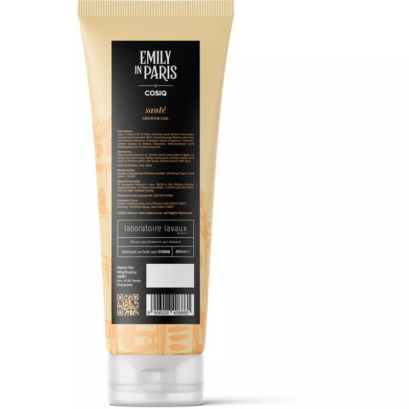 COSIQ Emily In Paris Sante Shower Gel (200ml)