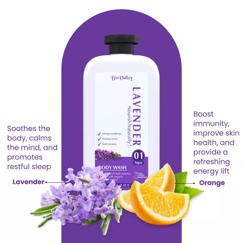 Bio Valley Lavender Body Wash (250ml)
