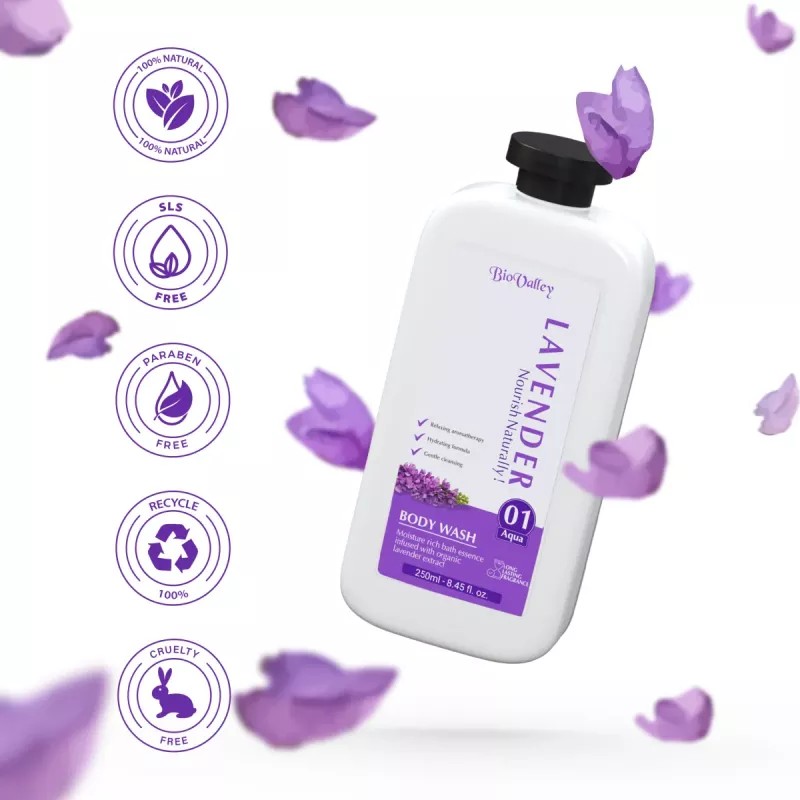 Bio Valley Lavender Body Wash (250ml)