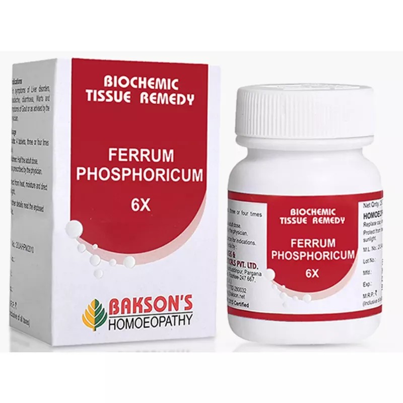 Bakson Ferrum Phosphoricum 6X (25g)