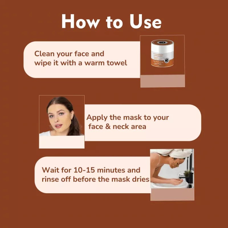 Dermistry 16% Vitamin C 1% Alpha Arbutin Glowing Brightening Face Serum & Skin Perfecting Pack Mask (Serum 30ml + Facemask 50ml) (1Pack)