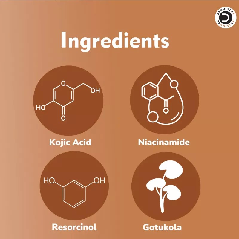 Dermistry 30% AHA 5% PHA 2% BHA Instant Glow Peeling Solution Face Serum & Skin Perfecting Face Cream (Serum 30ml + Cream 50ml) (1Pack)