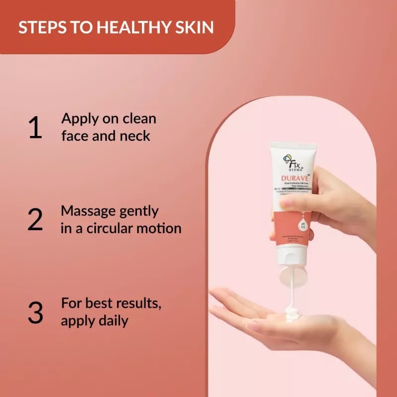 Fixderma Durave Acne Control & Oil Free Face Moisturizer (50g)