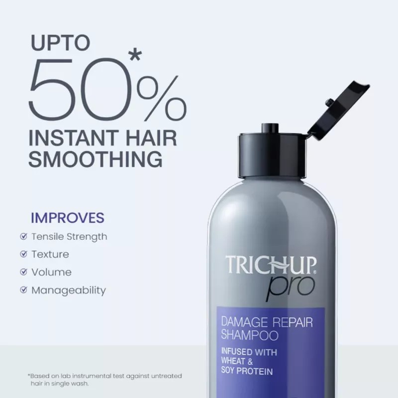 Trichup Pro Damage Repair & Instant Smoothing Hair Care Hair Oil Serum + Hair Mask (Hair Oil Serum 100ml + Hair Mask 200ml) (1Pack)