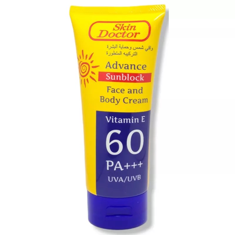 Skin Doctor Advance Sunblock Face And Body Cream Spf 60 Pa+++ (150g)