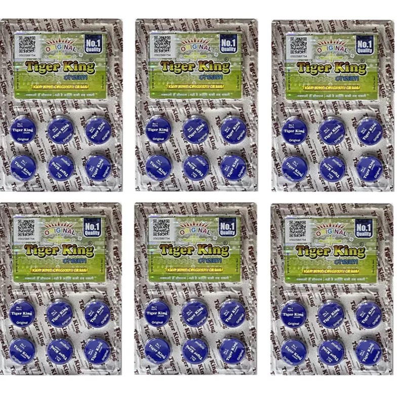 Tiger King Cream For Men (Each 2g) (6pcs, Pack of 6)